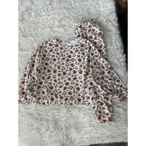Secret Treasures Leopard Print Lounge Set Plus Size Loungewear‎ Pajamas